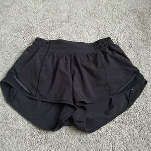 Lululemon black hotty hot shorts